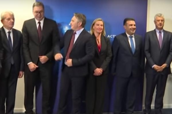 HAŠIME, VOLI DA TE LJUBI! Vučić se obratio Tačiju, ovaj zamalo da se SRUŠI! MILO OBJAVIO CEO SNIMAK! (VIDEO)