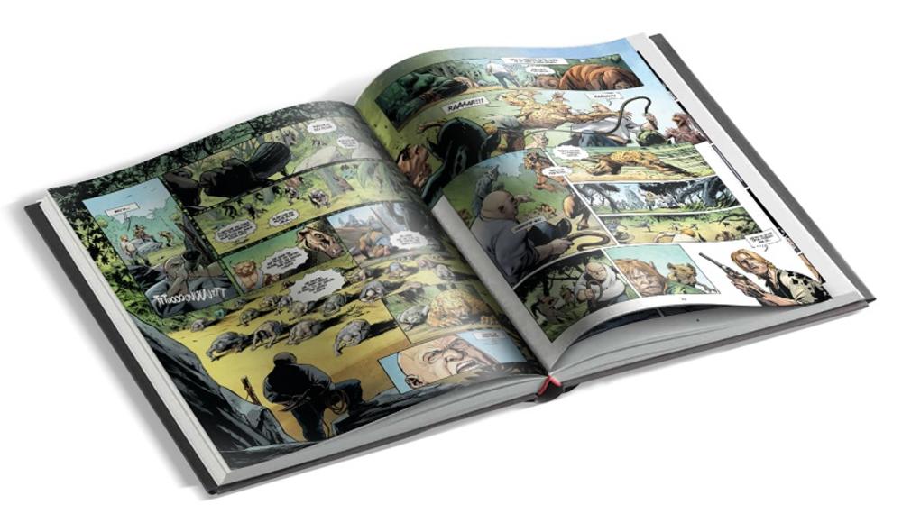 Poput drugih stripova iz svoje edicije, Ostrvo doktora Moroa je štampano u A4 formatu 