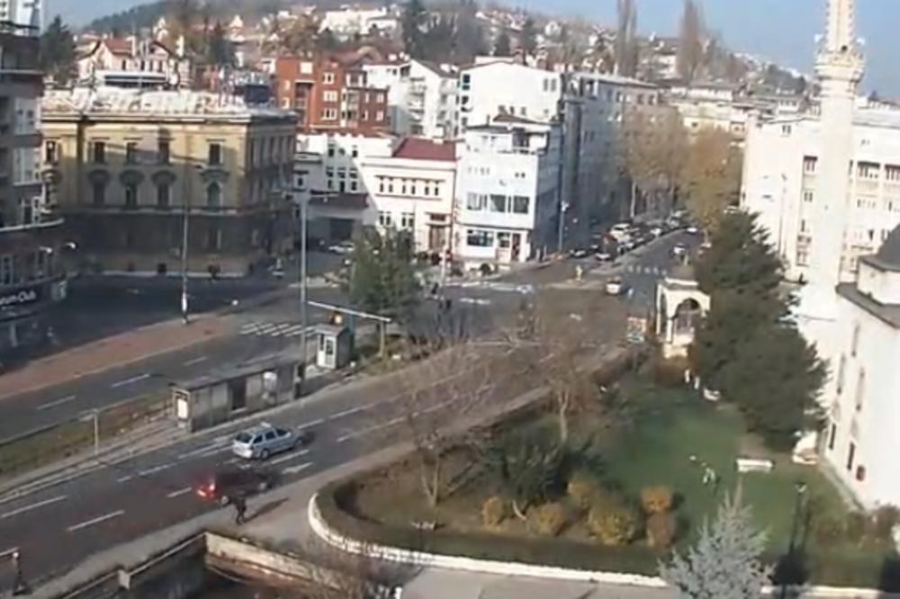 JEZIVI TRENUTAK ZEMLJOTRESA U BiH: Kamera u Sarajevu snimila sve! U Nevesinju ima ŠTETE nakon potresa (VIDEO)