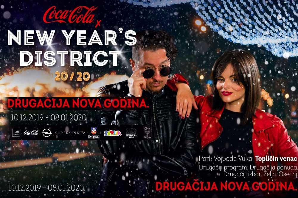 NAJBOLJI DOČEK NOVE GODINE U BEOGRADU: Coca Cola x New Year’s District festival donosi super zabavu sve do Božića
