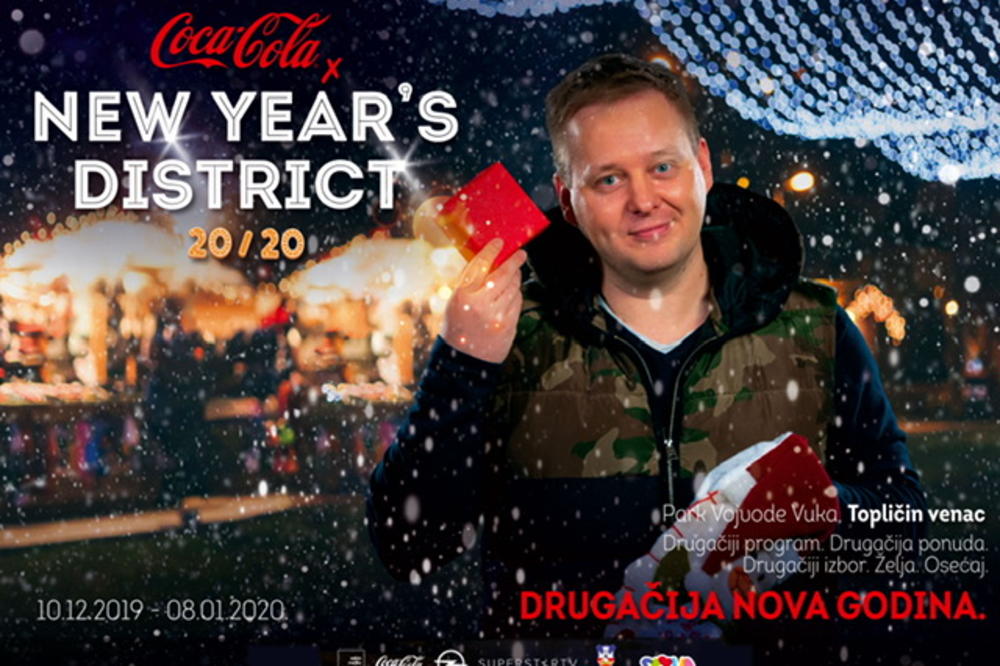 Coca-Cola x New Year's District: na Topličinom vencu je najlepši praznični program za decu