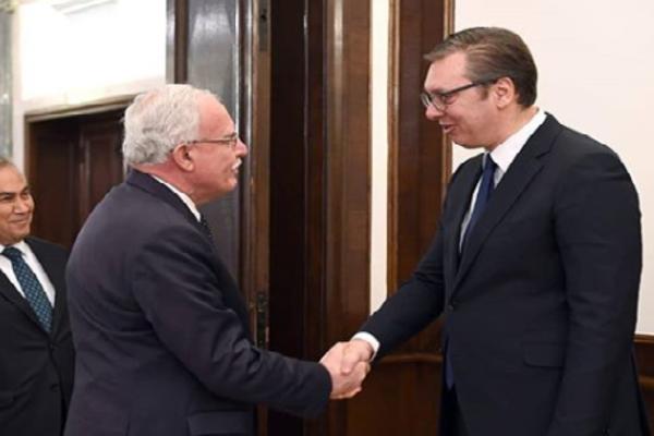 Vučić se sastao sa palestinskim ministrom Al-Malkijem
