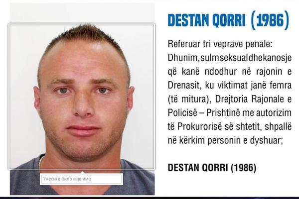 OVAJ OKRUTNI ALBANAC (34) JE SILOVAO I ZLOSTAVLJAO MALOLETNICE U GLOGOVCU: Policija ga traži (FOTO)