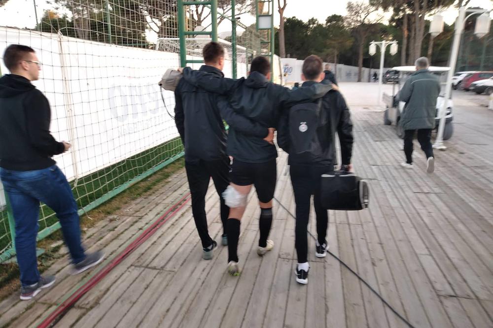 LOŠE VESTI SA PARTIZANOVE TRENING UTAKMICE: Važan fudbaler obnovio povredu sa priprema u Turskoj!