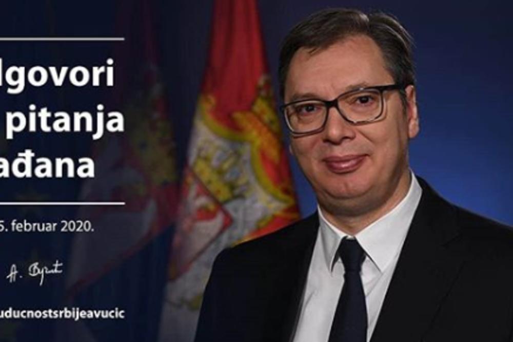 OD PROBLEMA U CRNOJ GORI DO MEDIJSKIH SLOBODA: Vučić odgovorio građanima na pitanja sa Fejsbuka!