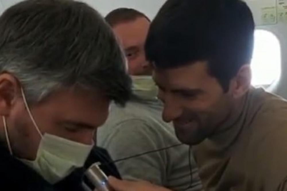 NOVAK MALTRETIRAO IVANIŠEVIĆA: Ceo avion je gledao samo njih dvoje, pa se Hrvat oglasio na Instagramu!