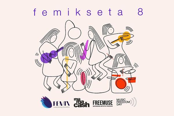 Konkurs za muzičku kompilaciju “Femikseta 8” - devojke koje stvaraju muziku, napred