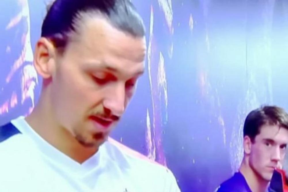 URNEBESNO: Hit reakcija Vlahovića kada je video Zlatana Ibrahimovića!