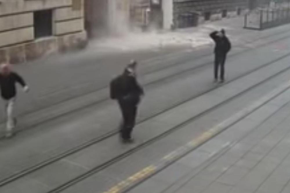 CENTIMETRI SU GA DELILI OD NAJGOREG: Zadesio se na ulicama ZAGREBA tokom ZEMLJOTRESA, umalo POGINUO (VIDEO)