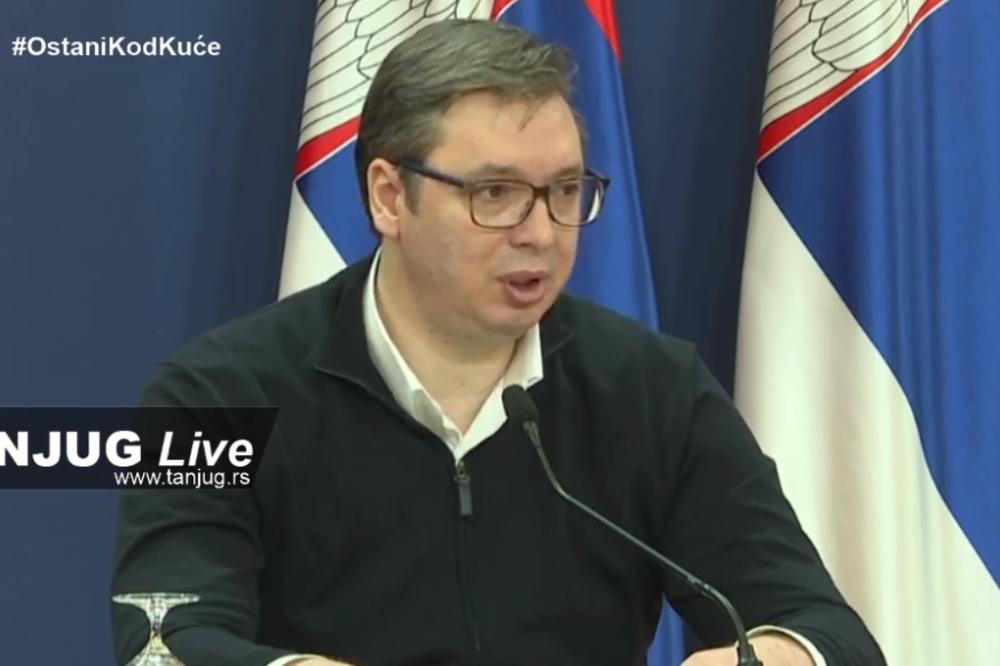 AKO BUDE POTREBNO, PREDLOŽIĆU I 24 SATA POLICIJSKI ČAS: Vučić: Neophodno je DA SE ZAŠTITE LJUDSKI ŽIVOTI!