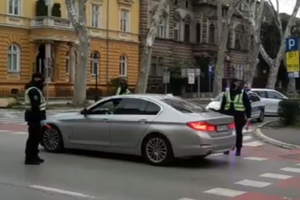 USRED POLICIJSKOG ČASA NALETEO NA KOLA I TO POLICIJSKA: Sudar usred Beograda