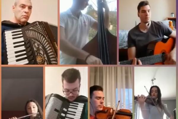 PESMOM PROTIV KORONE: Nacionalni orkestar Ivo Lola Ribar izveo staru makedonsku narodnu igru i to onlajn!