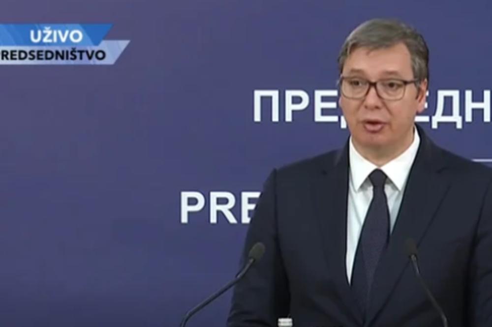 ZAMOLIĆU PATRIJARHA: Vučić se obratio naciji posle sastanka sa Miloradom Dodikom