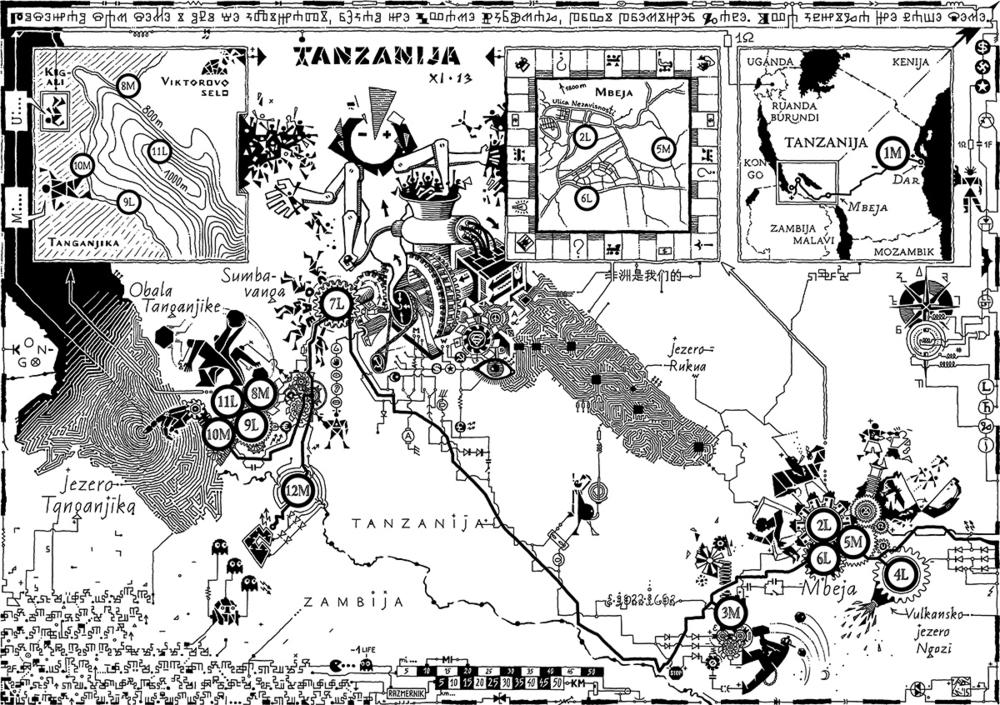 Karta Tanzanije
