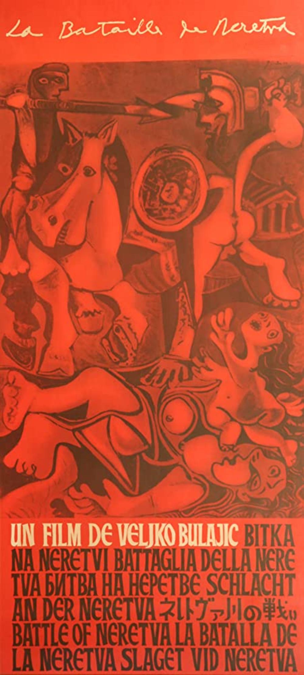 Pablo Pikaso: plakat za film Bitka na Neretvi