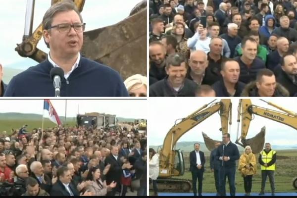 OVO SU PUTEVI NADE, NIJEDAN DEO ZEMLJE NIJE ZABORAVLJEN: Vučić obišao radove u Raškom okrugu (FOTO)(VIDEO)