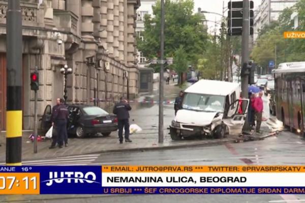 U NESREĆI ISPRED VLADE POGINULE TRI OSOBE?! Jezive scene jutros u centru Beograda! (FOTO)