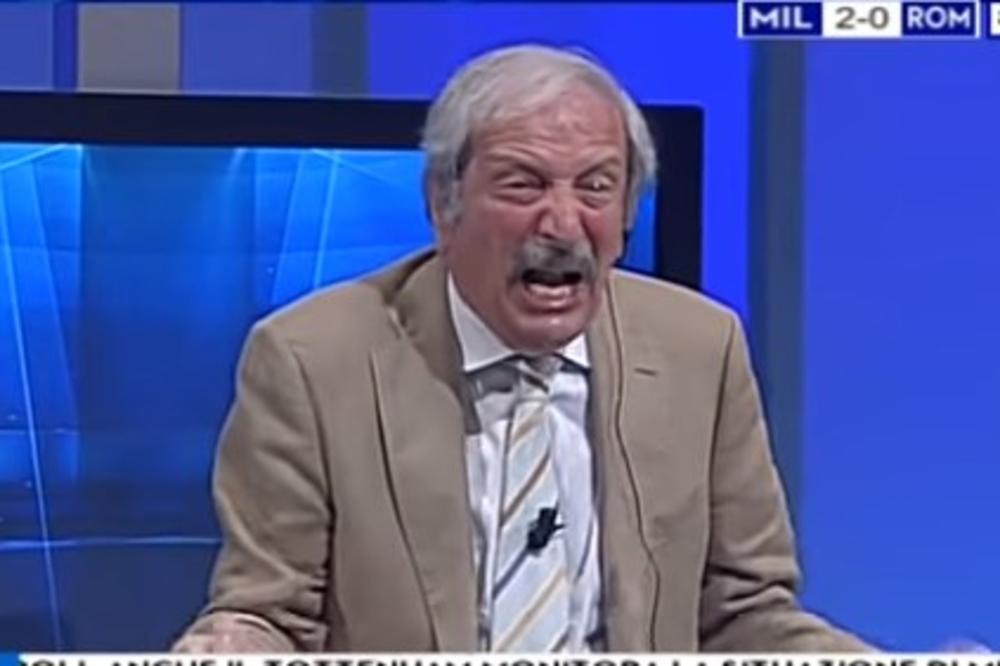 ZAMALO INFARKT ZBOG PAVKOVA: Poznati italijanski komentator ponovo u centru pažnje! (VIDEO)