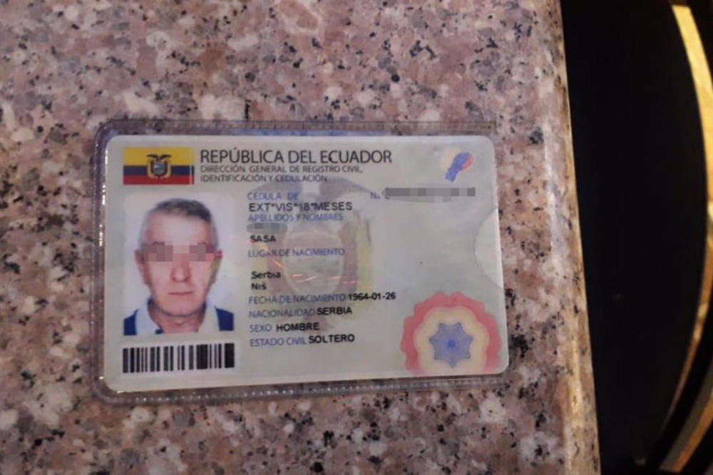 SAŠA JE U EKVADORU LIKVIDIRAN ZBOG POSLOVA SA DROGOM: Bio je ozbiljan igrač poznat I SRPSKOJ POLICIJI