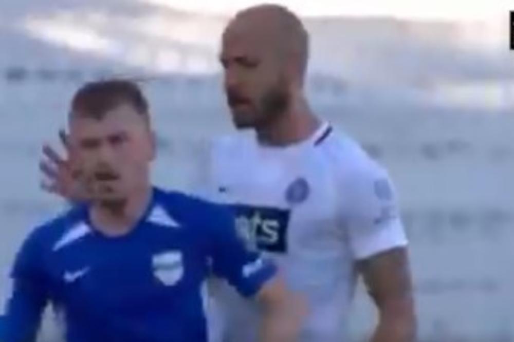 Miletić udario igrača Novog Pazara: Mislio da je dobio crveni, pa krenuo da izlazi napolje! (VIDEO)