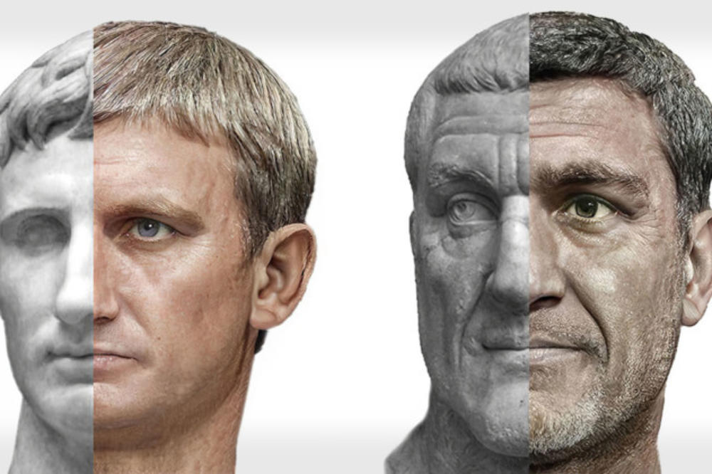 STVARNI IZGLED RIMSKIH CAREVA - Veštačka inteligencija rekonstruisala je lica na osnovu statua i reljefa