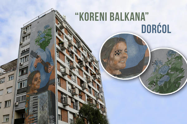 ARTEZ SLIKA DA BEOGRAD LAKŠE DIŠE: Ekološki mural oplemenio izgled Dorćola, boje koje ''dišu'' menjaju 540 stabala