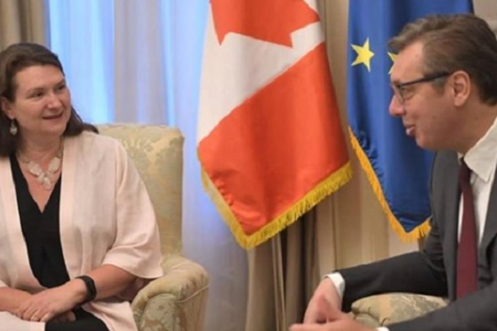 OPROŠTAJNA POSETA: Vučić se sastao sa ambasadorkom Kanade u Beogradu!