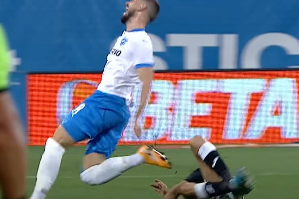 (UZNEMIRUJUĆI VIDEO) NOGA JE PUKLA NA POLA: Stravična povreda reprezentativca Bosne, nastao muk na stadionu!