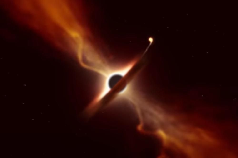 SENZACIONALNO OTKRIĆE: Zabeležen trenutak kada Crna rupa pretvara zvezdu poput Sunca u gomilu froncli (VIDEO)