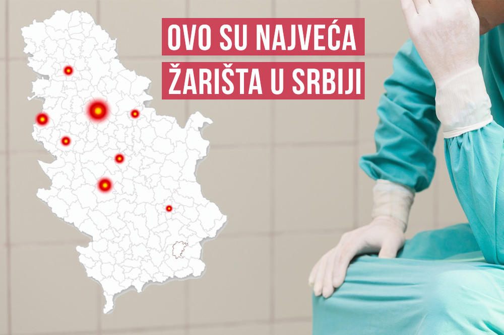 BEOGRAD JE I DALJE NAJVEĆE KORONA ŽARIŠTE U SRBIJI: Ovo je presek po gradovima!