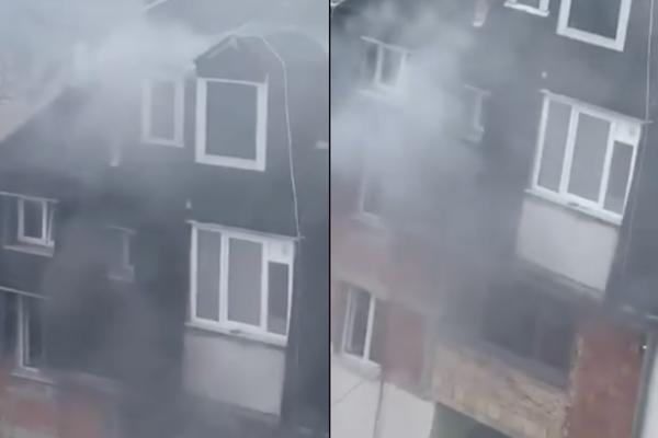 POŽAR U CENTRU BEOGRADA: Dim kulja iz stana, komšije istrčale na ulicu (VIDEO)