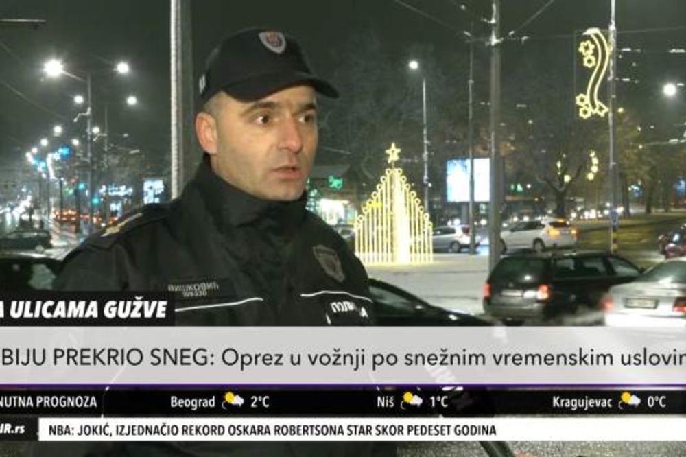 AKO NEMATE ZIMSKE GUME, EVO KOLIKA VAS KAZNA ČEKA: Policija patrolira ulicama u Beogradu! (VIDEO)