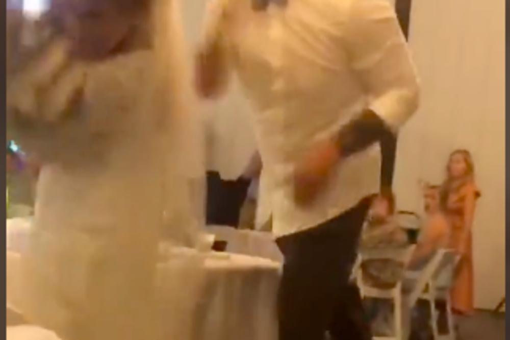 BEŽI OD NJEGA KOLIKO TE NOGE NOSE! Video sa venčanja digao planetu na noge! (VIDEO)