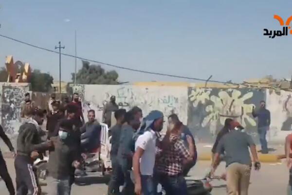 PROTESTI U BASRI SE OTELI KONTROLI: Kamion proleteo kroz grupu demonstranata! (VIDEO)