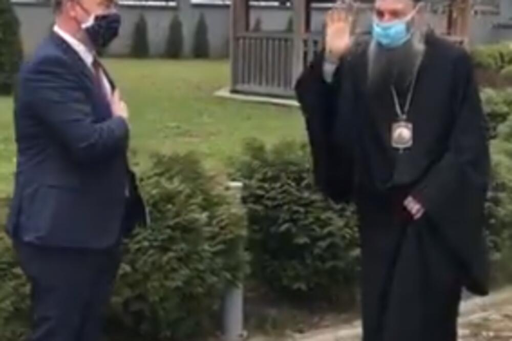 VAŽAN SUSRET: Patrijarh Porfirije se sastao sa američkim ambasadorom Godfrijem (VIDEO)