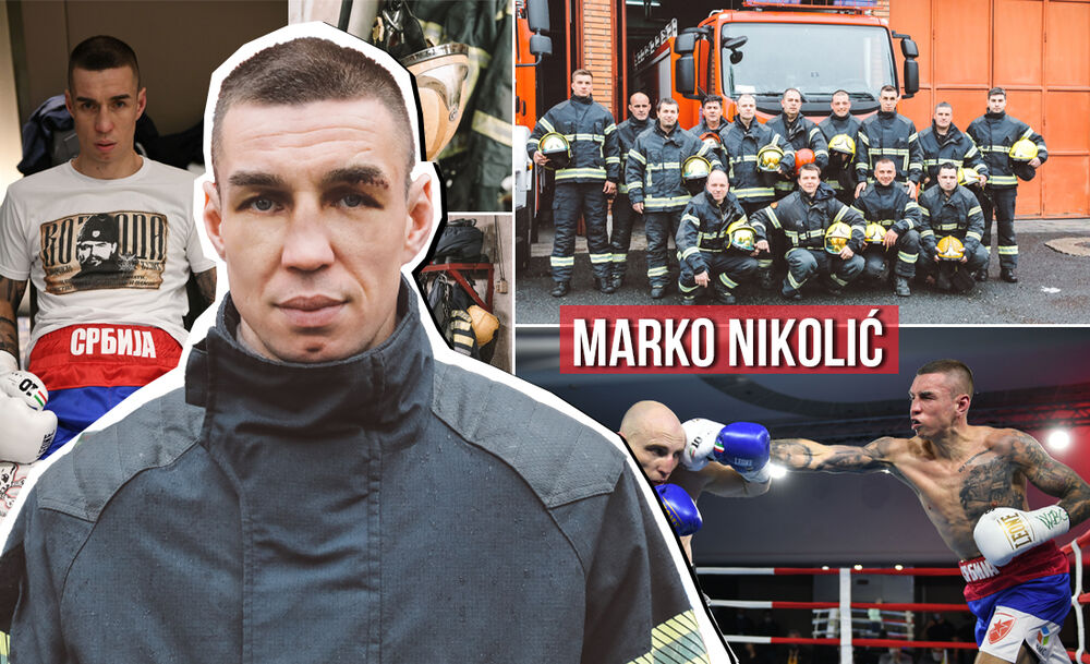 Marko Nikolić i bokser i vatrogasac