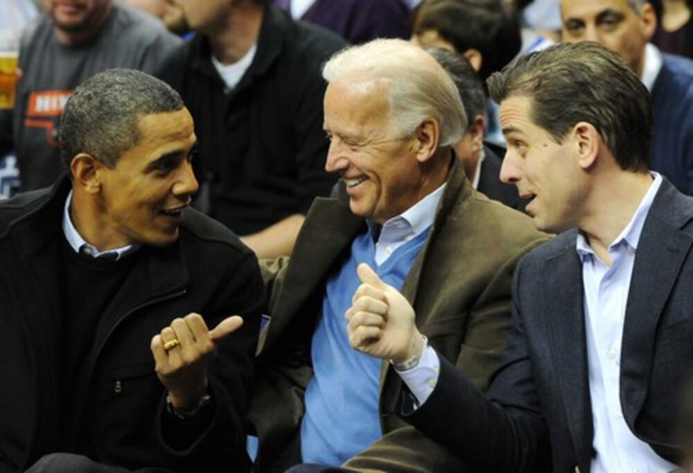 Džo i Hanter Bajden sa Barakom Obamom