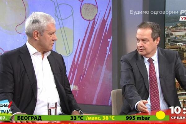 Tadić i Dačić na javnom servisu o izbornim uslovima