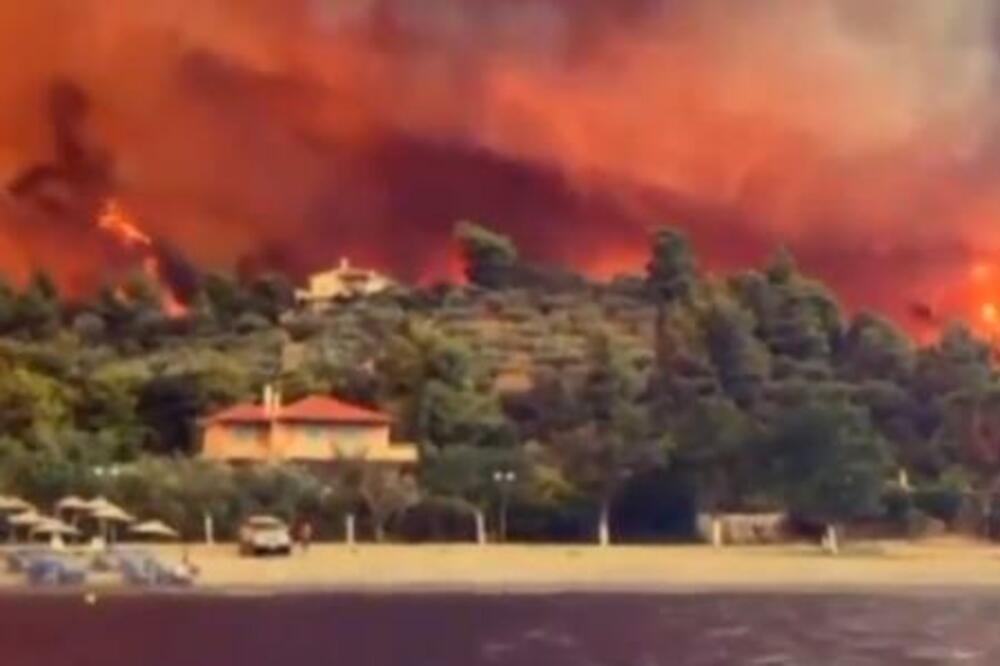 NOVA VATRENA STIHIJA POGODILA GRČKU: Gori kod Atine, stotine vatrogasaca se BORE SA POŽAROM! (VIDEO)