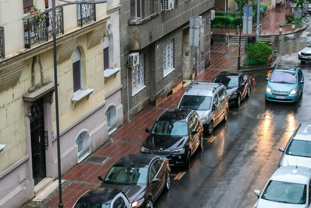 Kiša u Beogradu