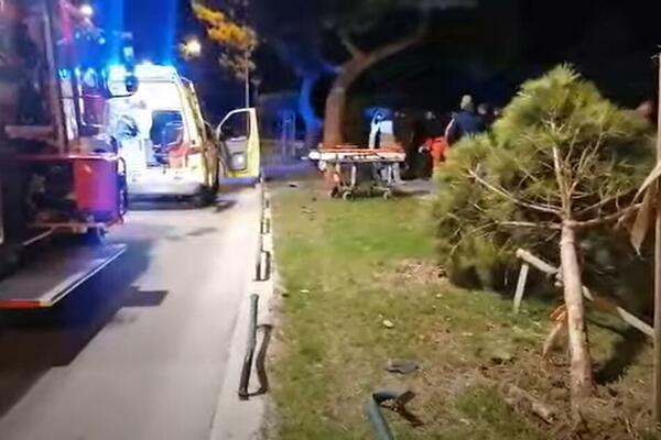 AUTOMOBIL SLETEO SA PUTA I PREVRNUO SE NA KROV! Jedna osoba preminula u nesreći u Splitu (VIDEO)