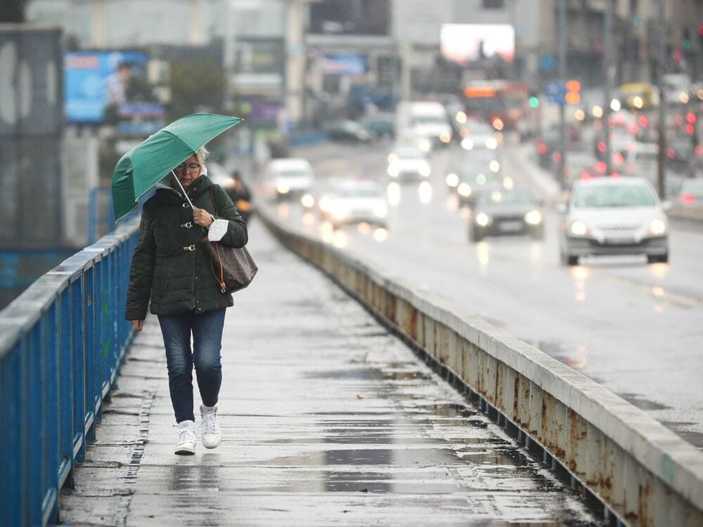 Kišovito vreme u Beogradu