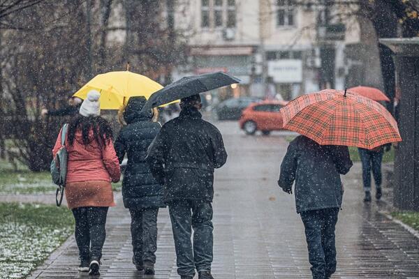 VREMENSKA KLACKALICA U SRBIJI: Vedro na jednom kraju, kiša i sneg u drugom, temperatura i do minus 4
