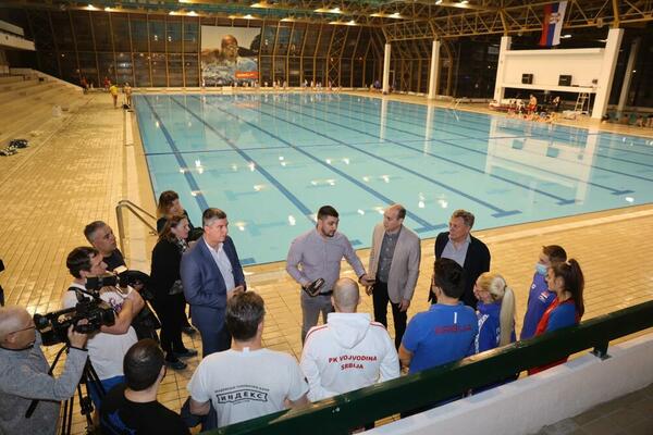 Novosadski plivači zadovoljni uslovima za takmičenje i treniranje na olimpijskom bazenu na Spensu