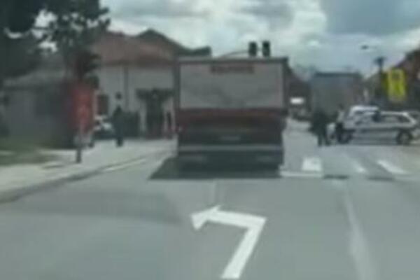UZNEMIRUJUĆI SADRŽAJ: Čovek poginuo u Stepojevcu kada je na njega naleteo kamion (VIDEO)