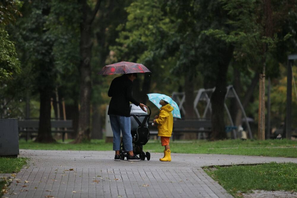 Kišni dan u Beogradu