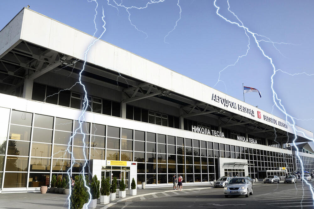 ZATVOREN AERODROM U BEOGRADU: Zbog nevremena aktiviran alarm na letu Er Srbije