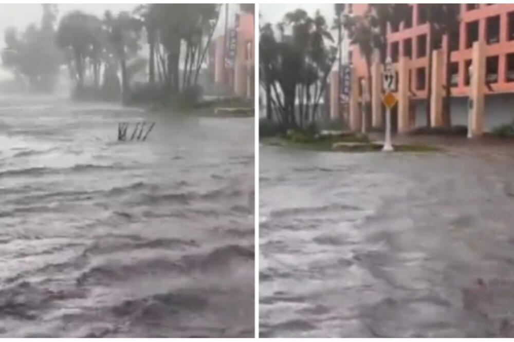 STRAVIČNI SNIMCI KATASTROFALNIH POPLAVA: Uragan hara Floridom, milioni bez STRUJE, gradovi kao JEZERA! (VIDEO)