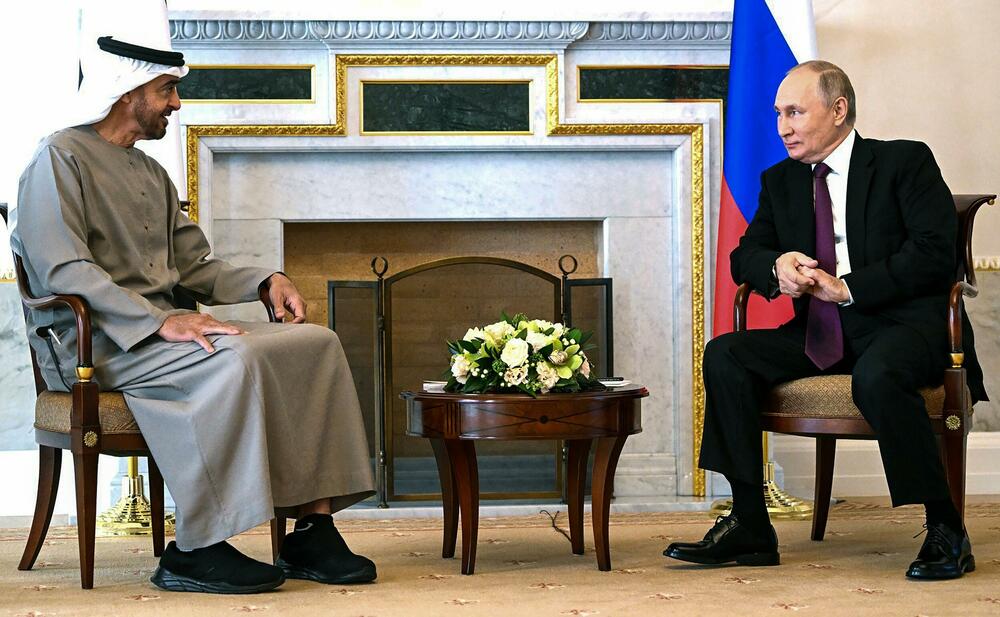 Vladimir Putin, Muhamed bin Zajed