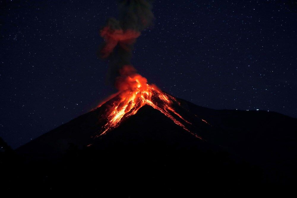 Erupcija vulkana / Ilustracija